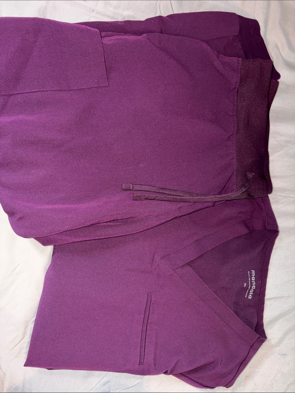 Mandala womenโs deep Purple Scrub set Xl